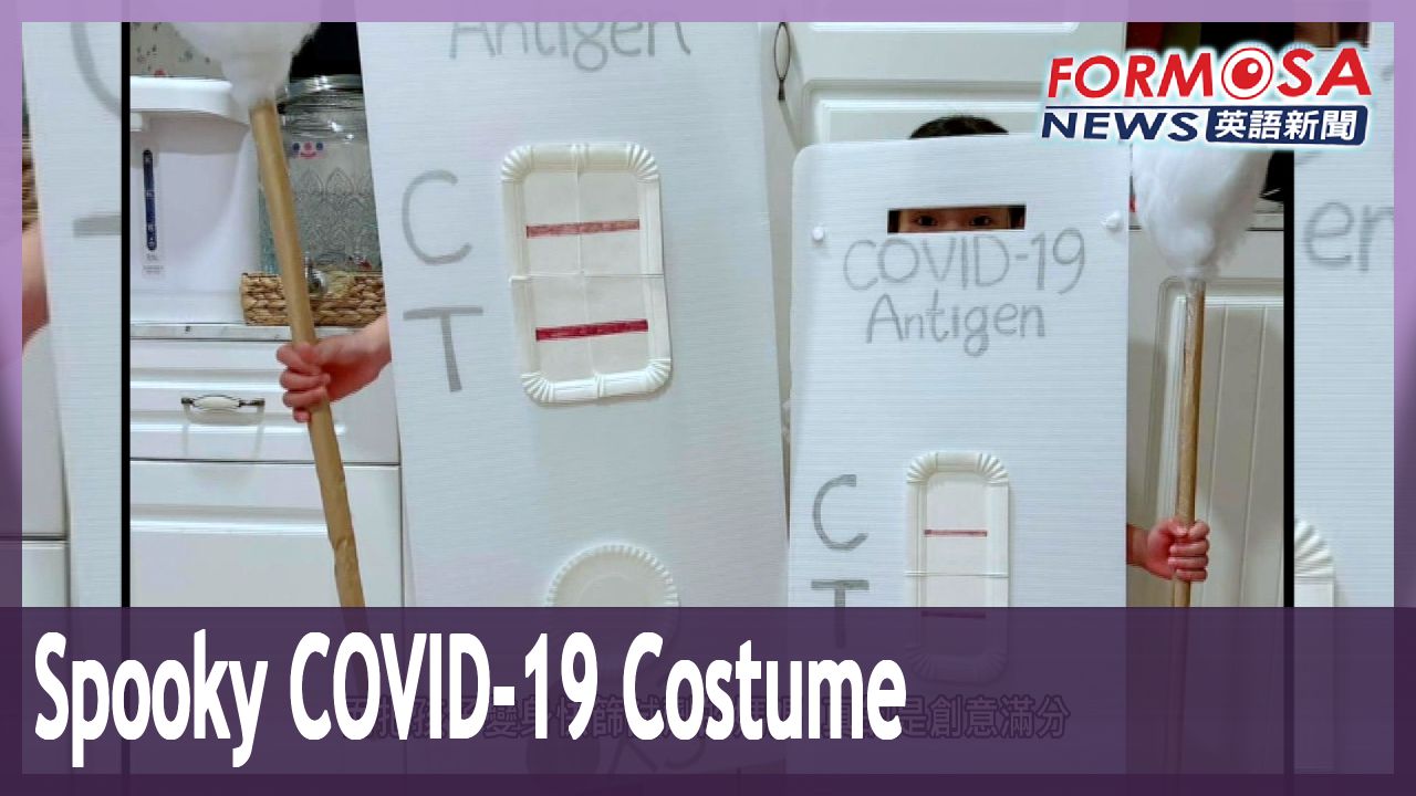 Halloween costumes mom dresses kids as positive COVID tests Formosa News