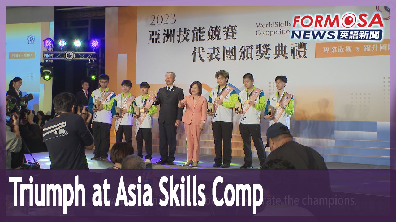 Team Taiwan sweeps to glory at the 2023 WorldSkills Asia Competition
