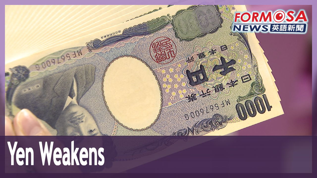 Japanese currency continues weakening to hit NT$0.22 per yen - Formosa News