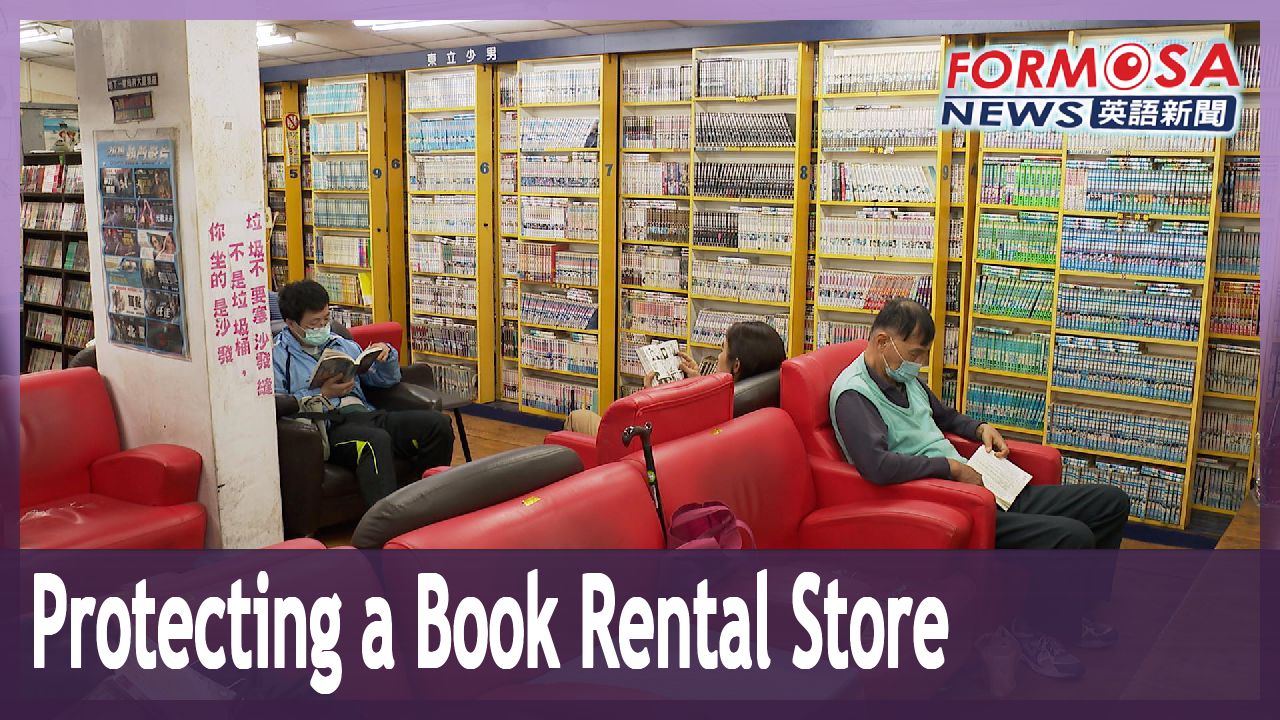 Book lover runs Taipei book rental store as a community resource in a