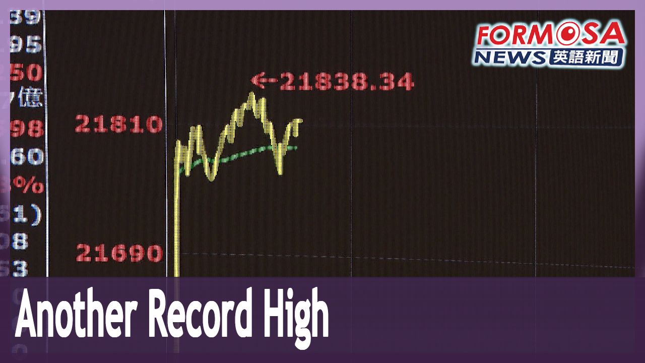 Taiex hits record high, fueled by AI frenzy - Formosa News