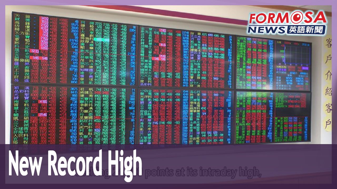 Taiex reaches new high on Apple-concept stocks - Formosa News