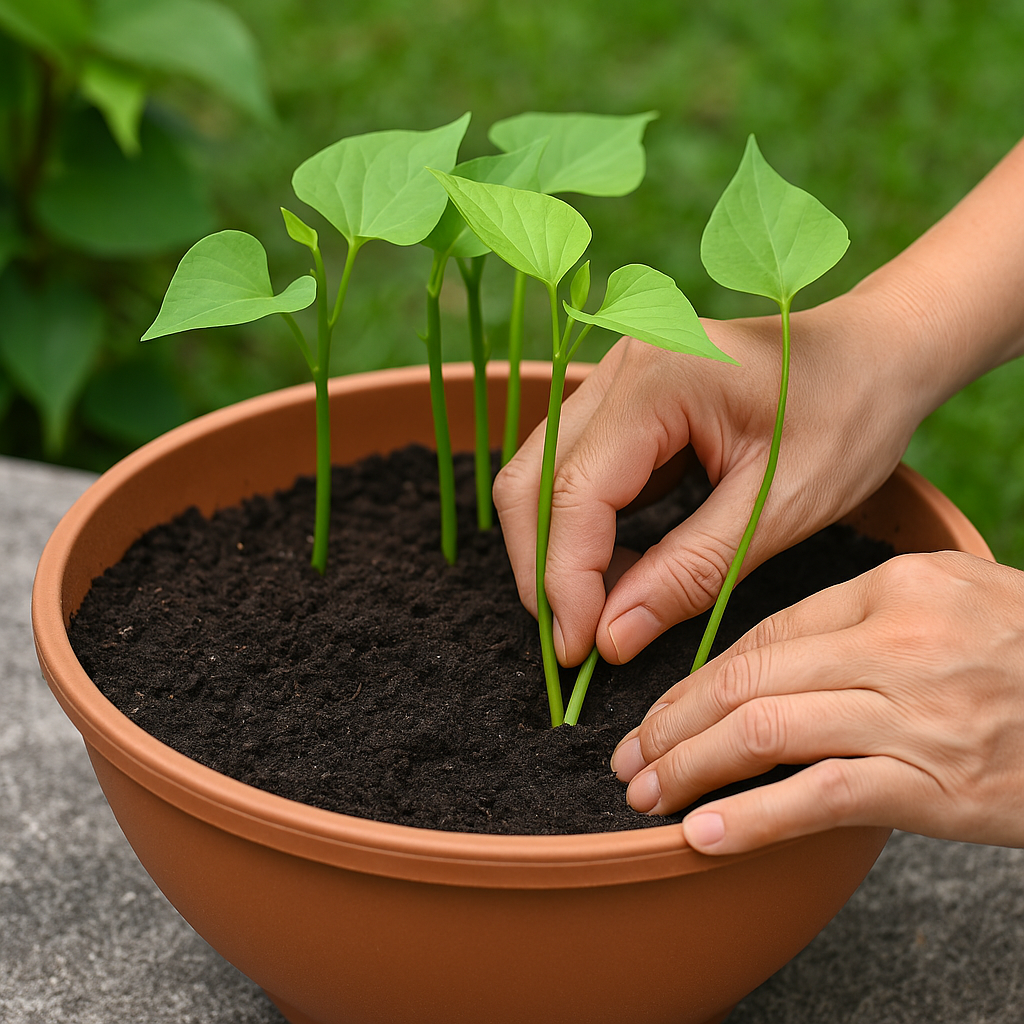 地瓜葉在家也能種!農糧署教你三步驟打造綠意小菜園