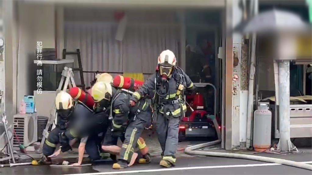彰化男持刀搶機車未果　搬瓦斯回家揚言引爆與警消對峙