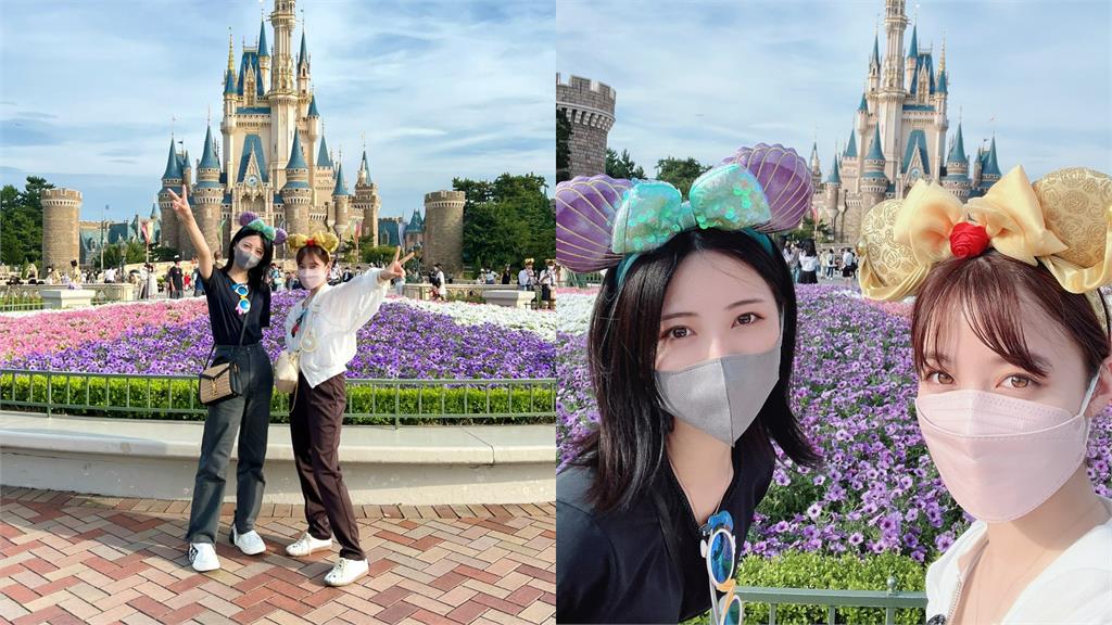 日本2大女神同遊迪士尼　同框「城堡」甜照曝光網讚：像真實公主！
