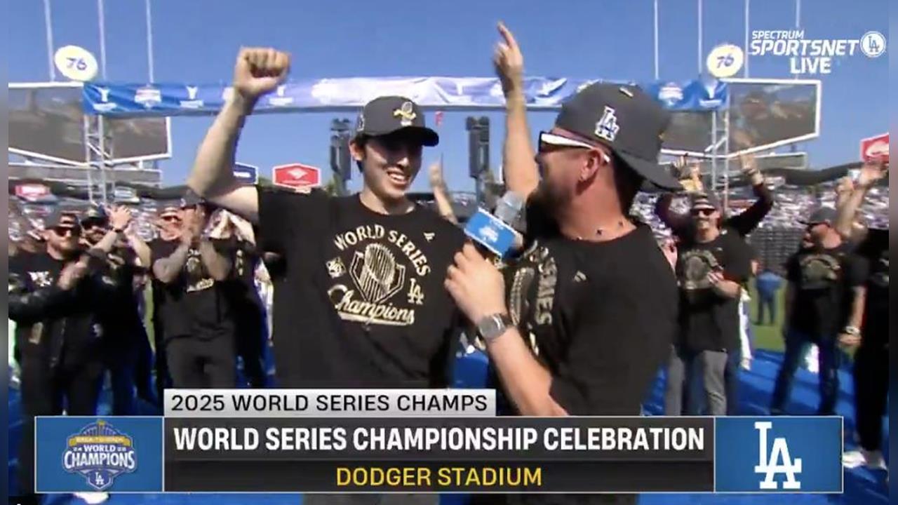 MLB(影)／蛤！壽星還要跳舞喔！佐佐木朗希被羅哈斯拖上台「尬舞」慶生球迷笑翻