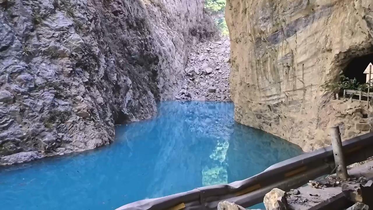快新聞/水位急速上升!花蓮立霧溪驚見堰塞湖 公路局:台8線「這路段」禁止通行