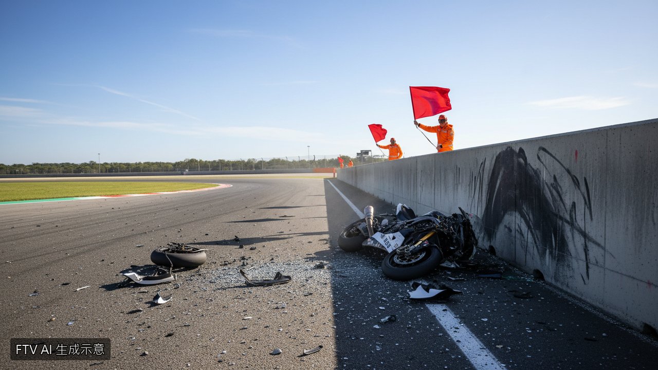 MotoGP加泰隆尼亞站驚悚連環撞 Alex Marquez噴飛送醫