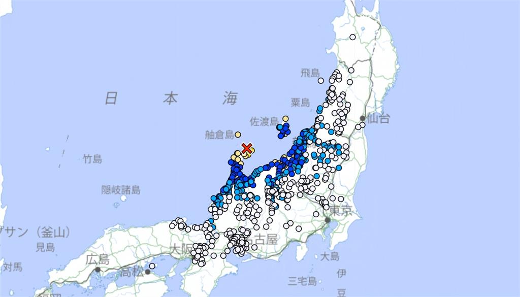 快新聞／日本石川縣又震　晚間規模5.8「極淺層地震」