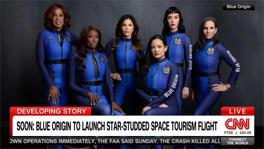 全女性太空旅行團啟航　凱蒂佩芮實現「太空哼歌」