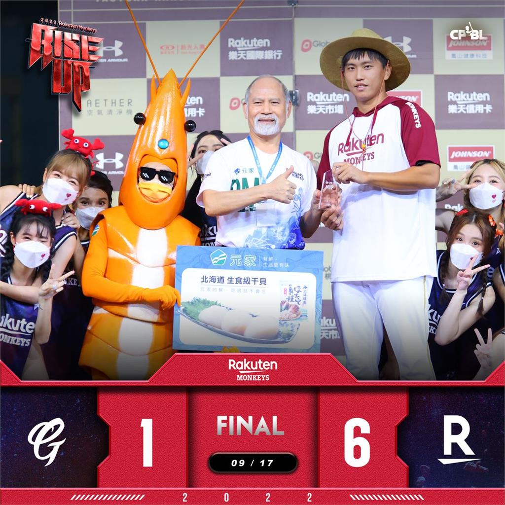 楊彬對前東家悍將 6局優質先發率桃猿搶勝