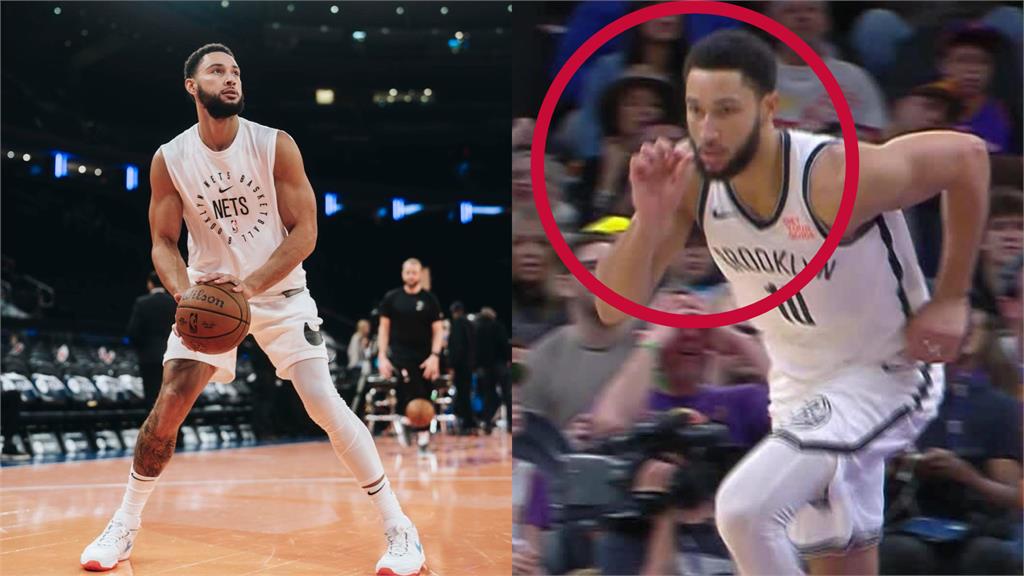 NBA(影)／太陽比爾上籃放槍　籃網西門抓籃板回馬槍嗆「Too Small」手勢
