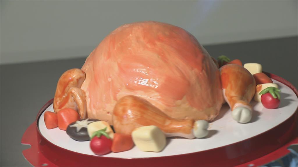 雞腿、香菇都做得維妙維肖！　蛋糕店推超擬真「感恩節火雞蛋糕」