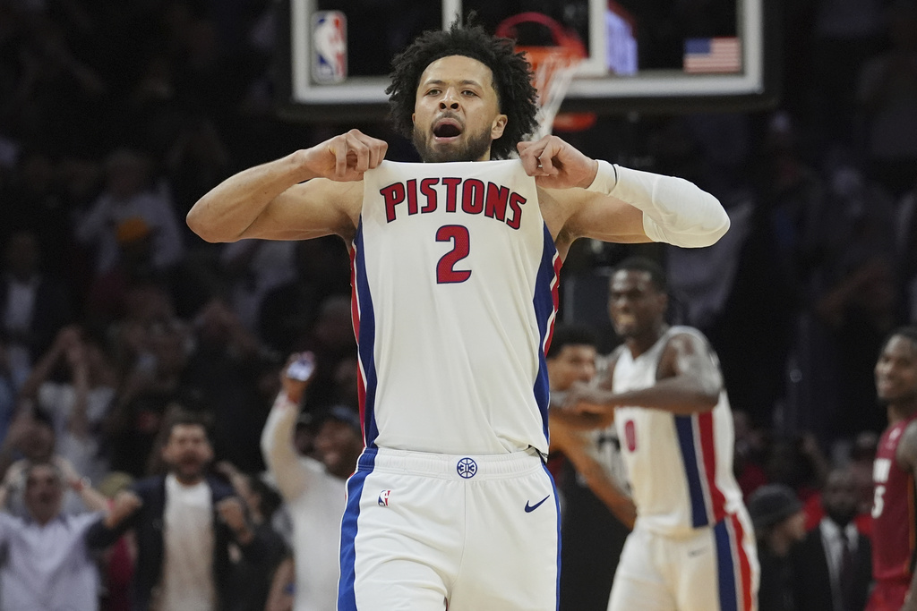 NBA(影)／活塞一哥紀錄夜還飆進準絕殺三分　隊友盛讚：年度陣容無須討論