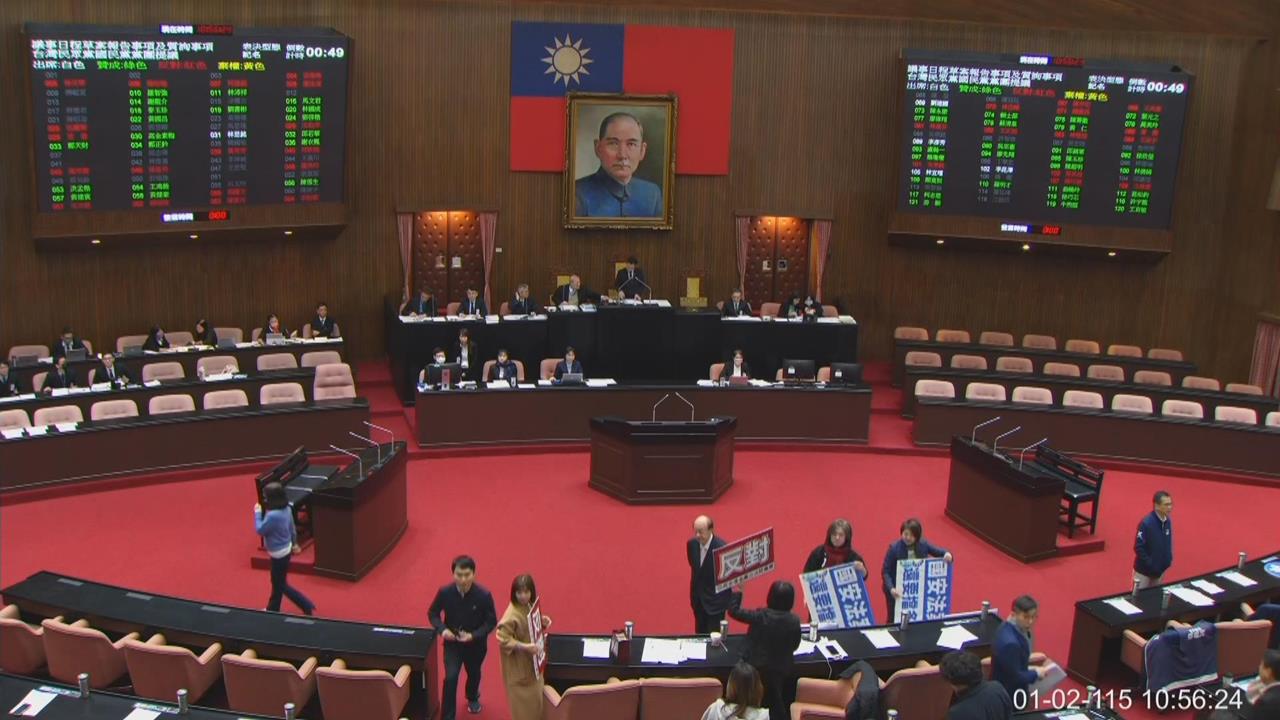 快新聞/太扯!綠提案譴責中國圍台實彈軍演 藍白立委竟聯手否決