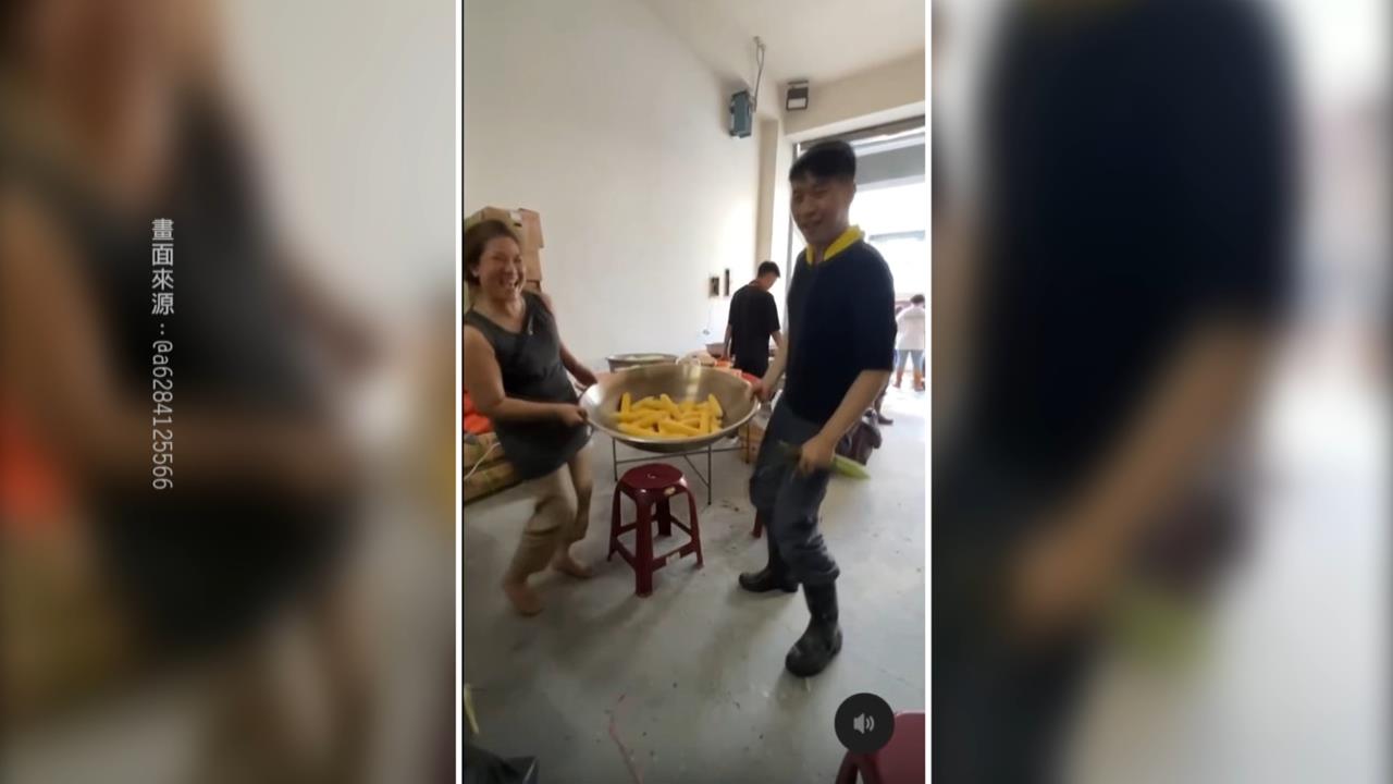 不讓你們餓！義煮志工敲鍋狂喊推銷食物　「玉米姊」爆紅