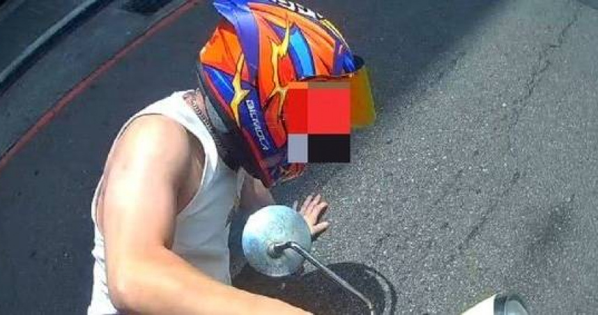 逃犯買奶茶遇警慌逃！　撞車倒地連喊23聲「對不起」場面超離譜