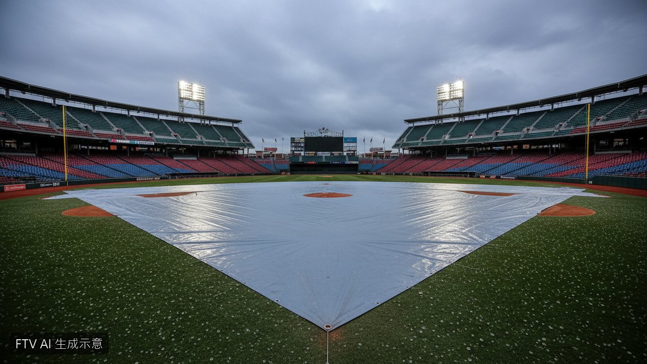 MLB費城人對巨人因雨延賽　週四改打雙重賽拚勝負