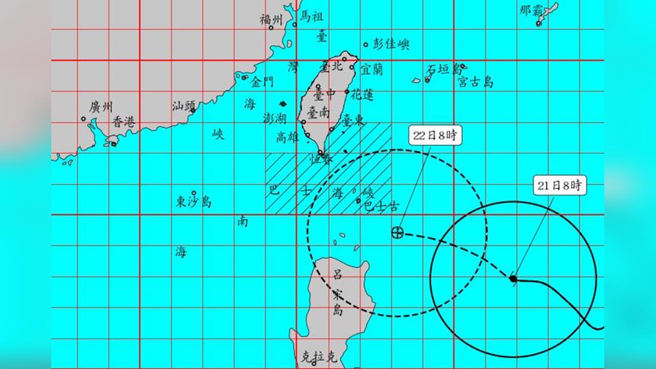 LIVE／海警發布！中颱樺加沙洶洶而來　氣象署0840最新說明