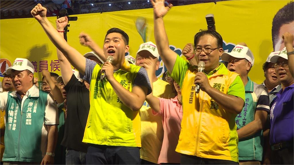 最年輕議員參選人 台聯蔡鴻瑋人氣旺