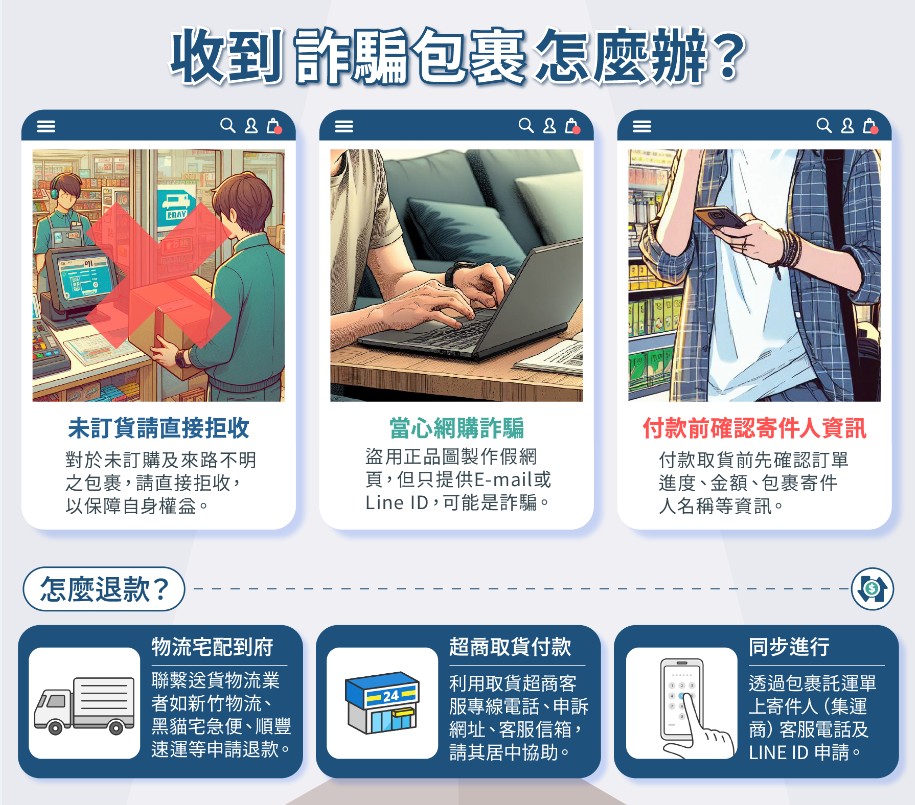 快新聞／年關將至「網購詐騙包裹多」　北市法務局攜手超商「3招反詐」