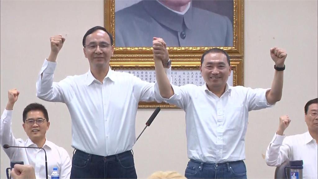 快新聞／國民黨徵召侯友宜選總統　朱立倫：他是施政滿意度最高的市長