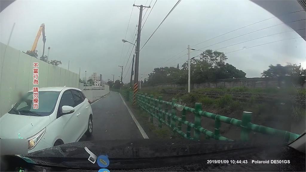 花蓮小巷會車遭亮槍恐嚇！　被害人嚇壞報警