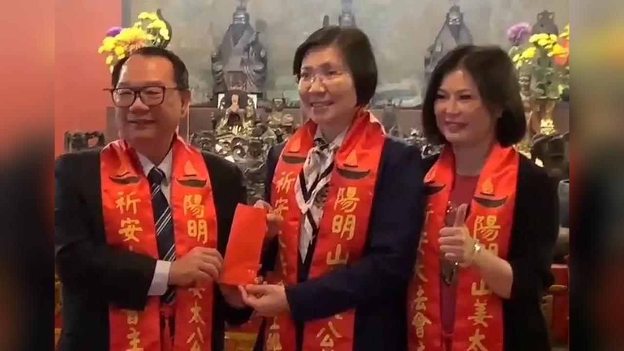 快新聞/徐欣瑩靠姜太公?國民黨新竹初選勝出 陽明山道場「7星燈」曝神助攻