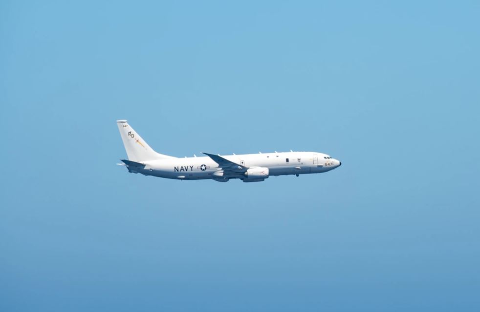 快新聞/國軍全程掌握! 國防部:美軍1架P-8A巡邏機航經台海
