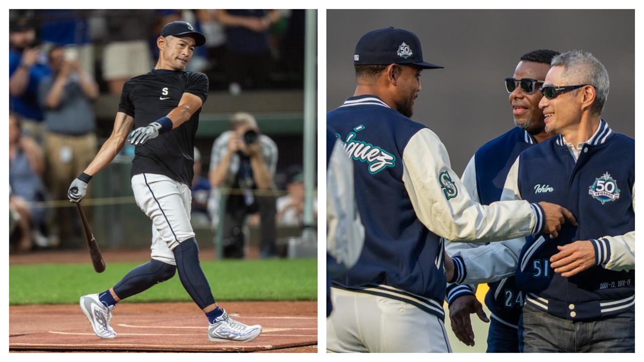MLB(影)／水手熱鬧慶祝成軍50週年！「朗神」首度參加全壘打大賽果然寶刀未老