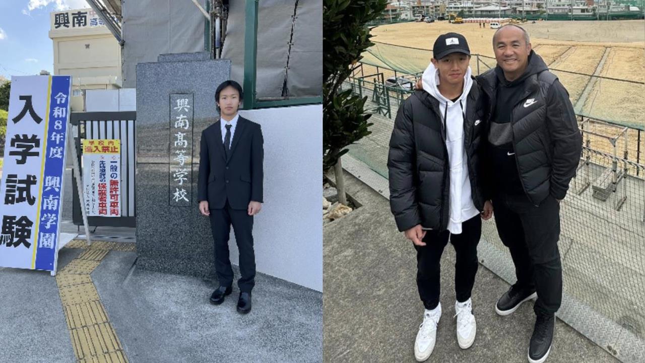 棒球/虎父無犬子!張泰山兒子考取沖繩棒球名校興南高校!正式展開「留日」生涯
