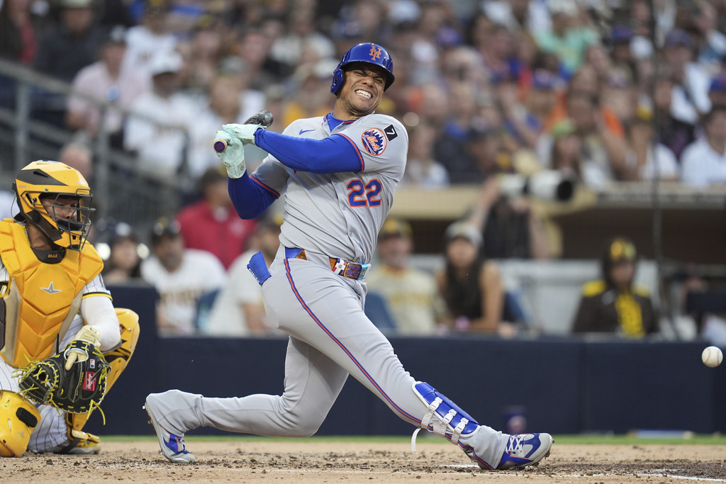 MLB(影)／因自打球提前退場！大都會強打「史上最貴」索托不擔心
