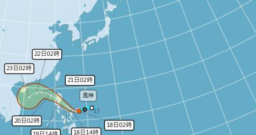 「風神」颱風生成! 專家示警共伴效應劇烈降雨 這兩地恐迎一週雨彈