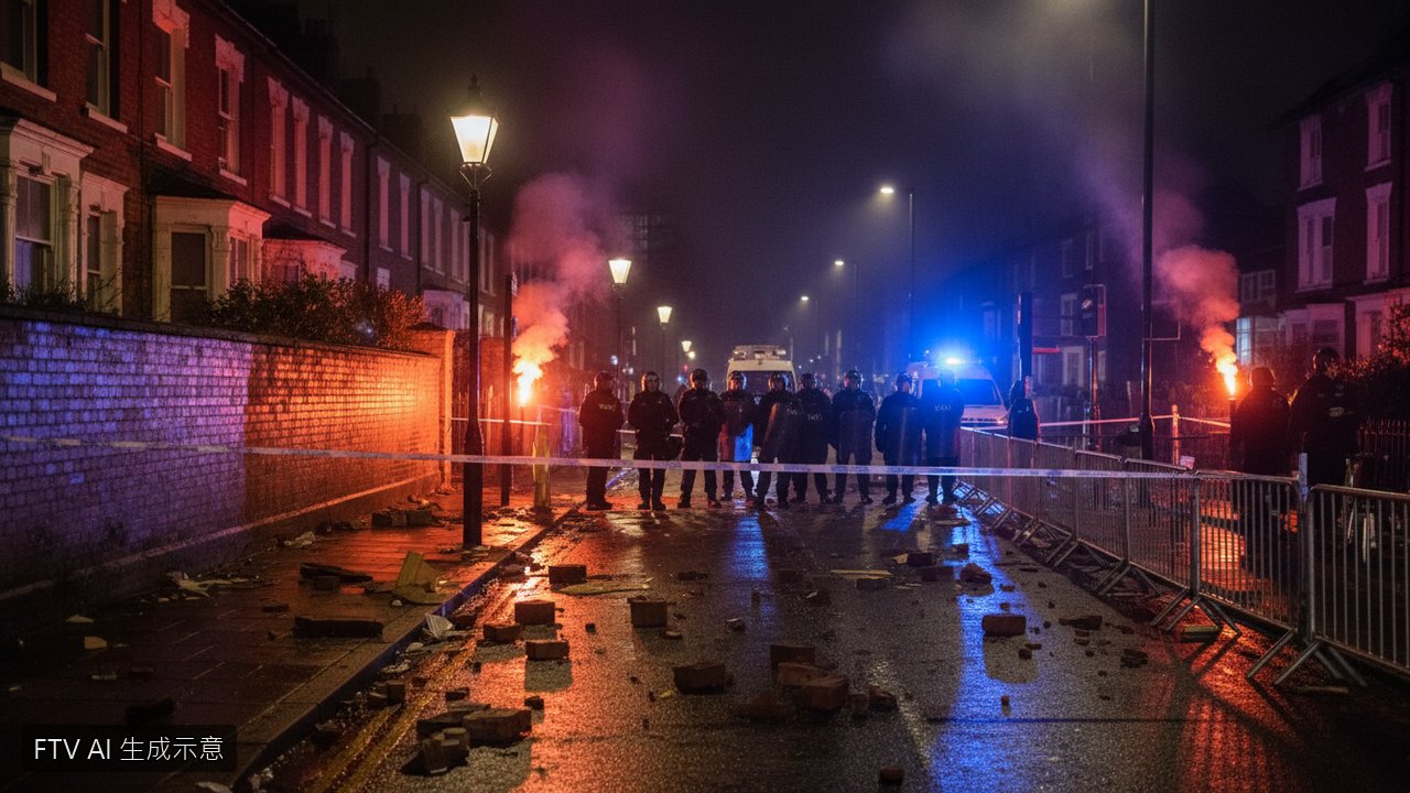 英國警誤信兇嫌謊言!18歲學生遭刺死前竟被上銬 引爆全英怒火街頭喋血