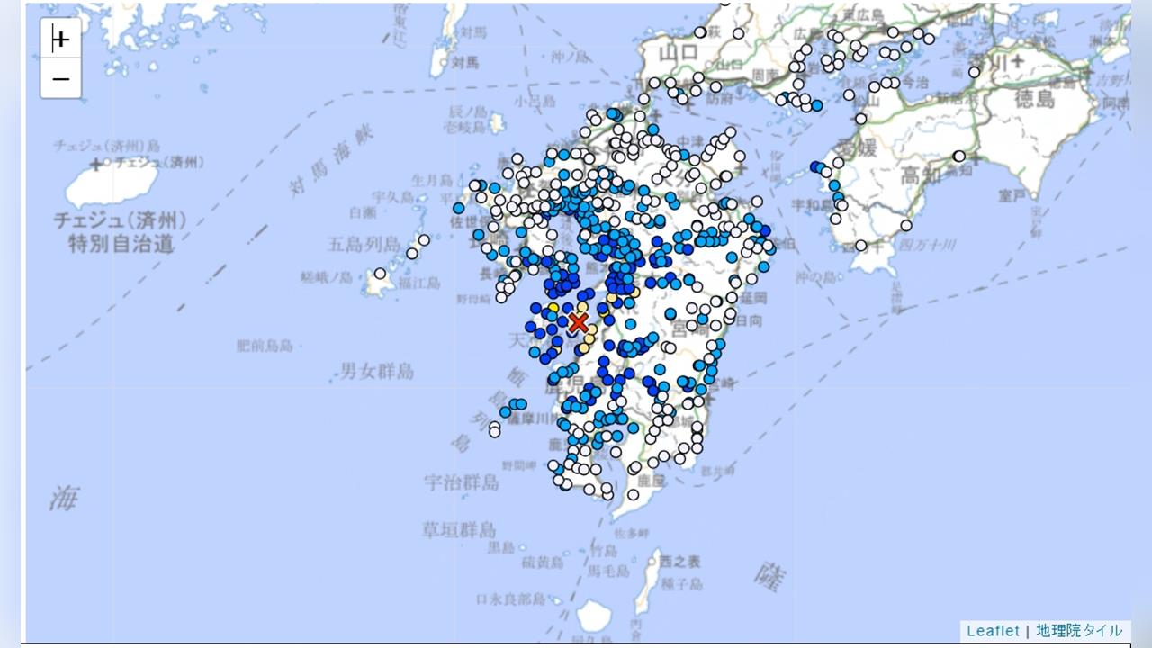 又震！熊本再傳規模5.8地震　川內.玄海等核電廠暫無異常