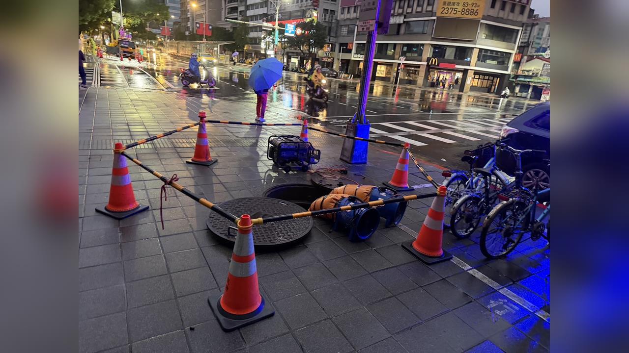 快新聞／台北地下道驚傳一氧化碳中毒！工人爬出洞口求救　2人送醫幸無大礙