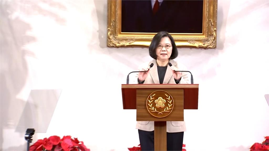 首度元旦談話 蔡英文：兩岸交流 勿用強迫就範密語