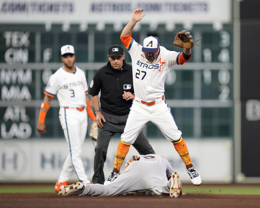 MLB(影)／太空人派飛球型投手先發出賽　左外野手「阿土伯」重返二壘防區