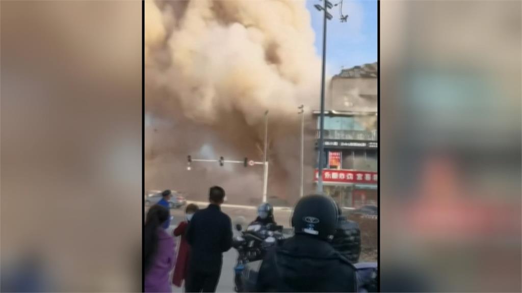 中國河北商店氣爆　建築部分坍塌2死26傷
