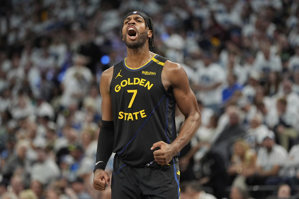 NBA(影)／撐起柯瑞G1缺陣火力！勇士射手「8D」猛轟24分退灰狼奪系列賽首勝
