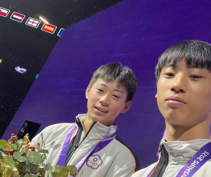 郭冠宏、徐絃家U19桌球世青賽擊退日本 勇奪台灣史上首金