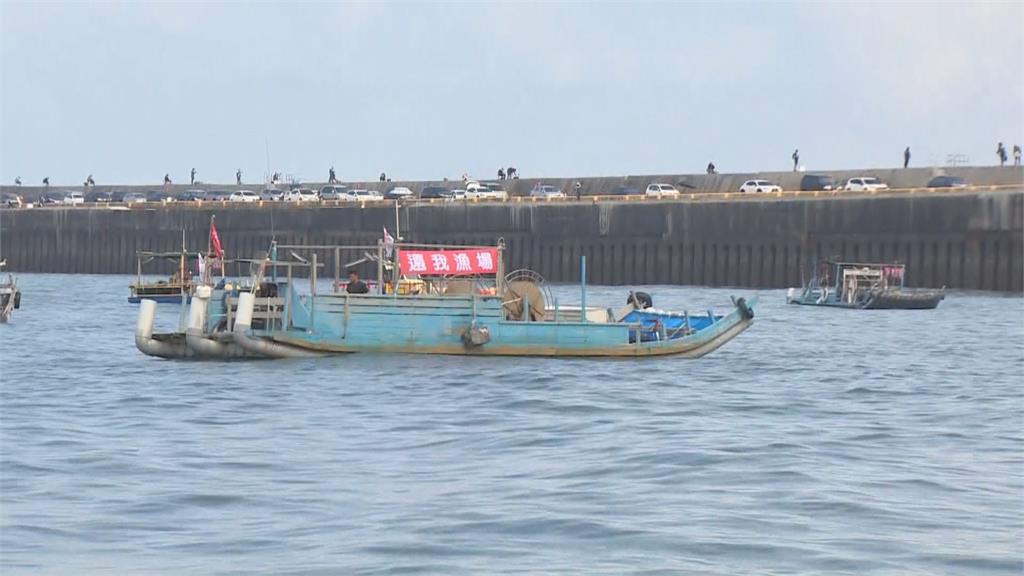 台中港建擴港生計受影響　200艘漁船集結抗議