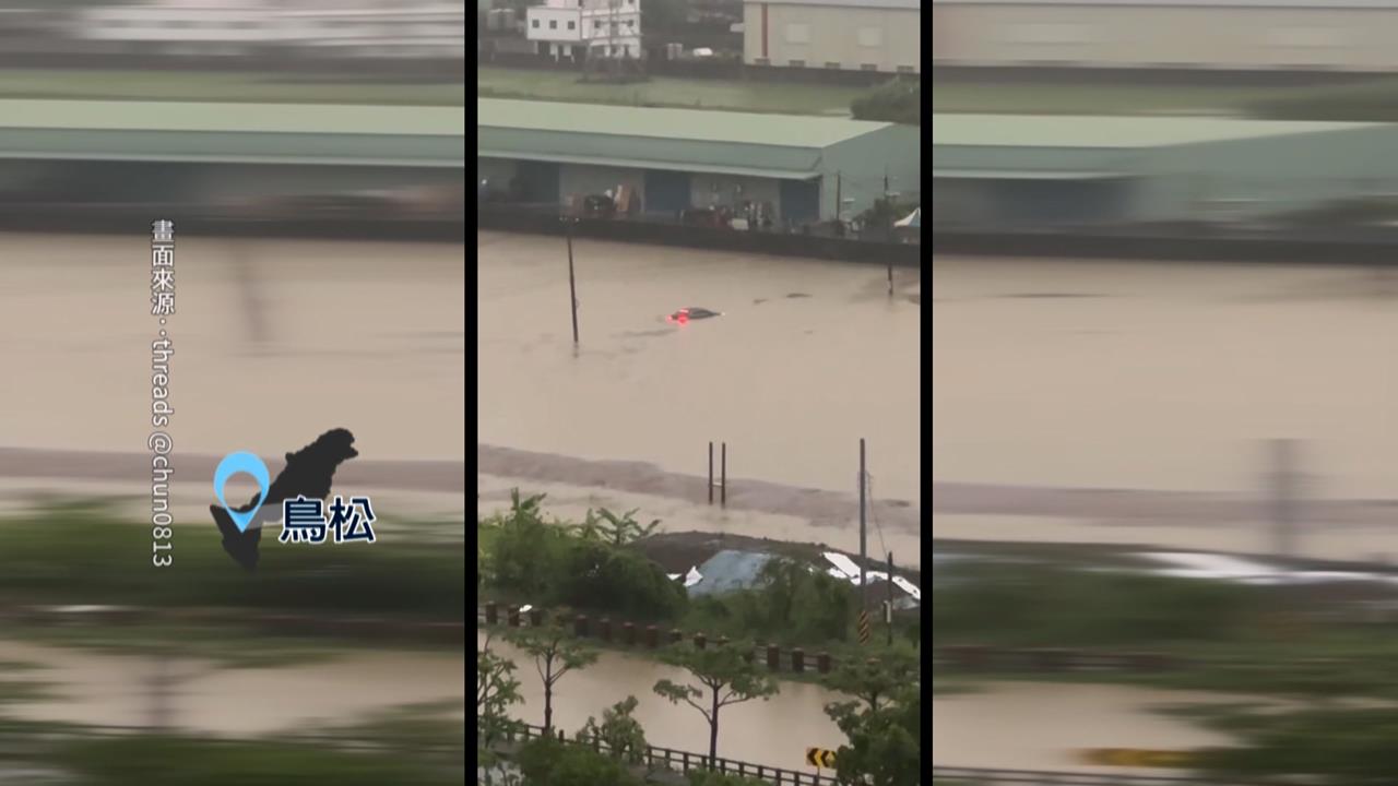 高雄鳥松車輛滅頂幸無受困　雨彈炸！大寮里長家也慘淹