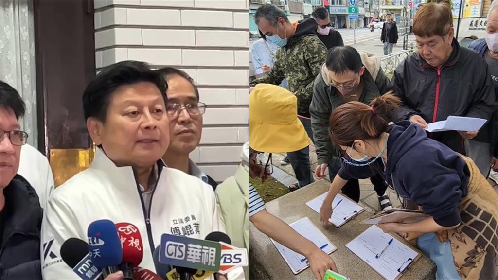 「罷免傅崐萁」也能玩諧音哏！貼紙印「不收支傅寶」民眾一看全笑了