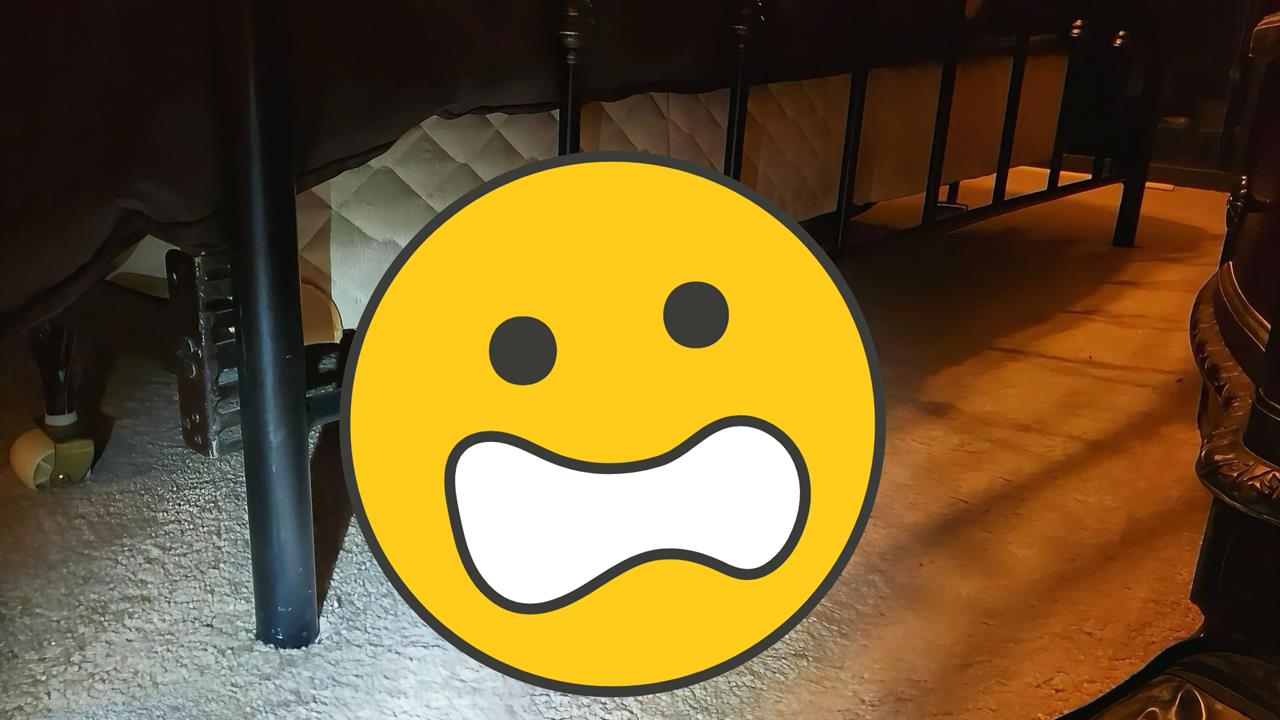 睡覺聽到「怪聲」一低頭秒嚇爛!驚見「1巨物」躲床底…網驚呆:新恐懼解鎖