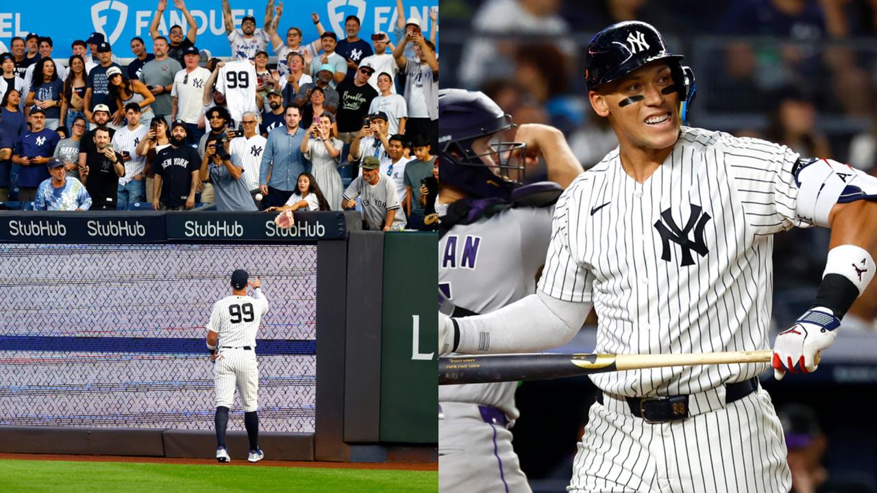 MLB(影)/洋基全場起立迎「法官開庭」!賈吉睽違百天回歸 首戰3打數掛蛋吞2K