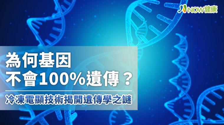 為何基因不會100%遺傳？ 冷凍電顯技術揭開遺傳之謎