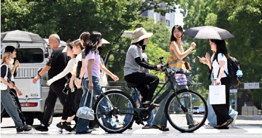 赴日旅遊注意！氣溫持續飆升「慎防中暑」　日本各地迎今夏最嚴峻高溫
