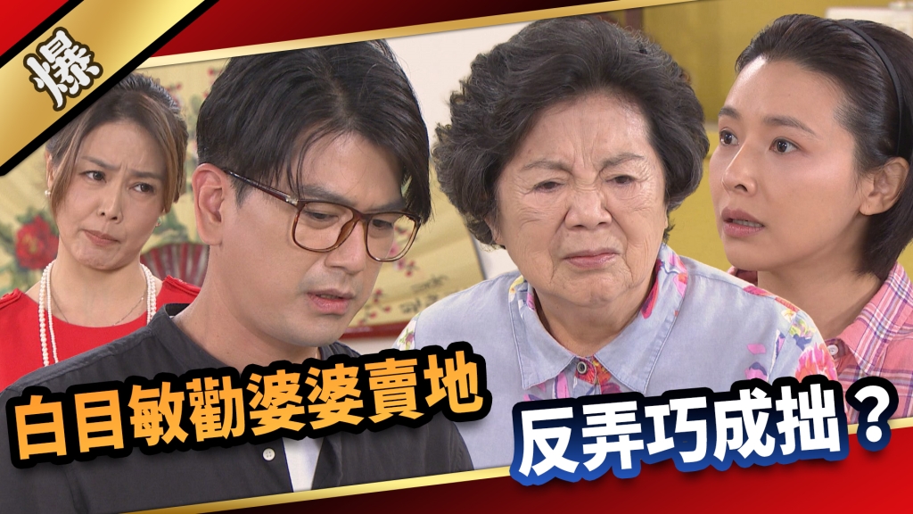 《愛的榮耀-EP223精采片段》白目敏勸婆婆賣地，反弄巧成拙？