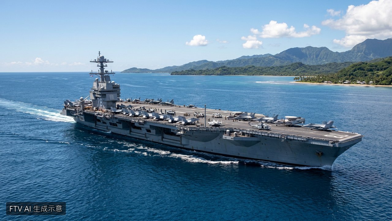 美軍航艦林肯號結束泰國休假　官兵狂買物資估挹注近億元